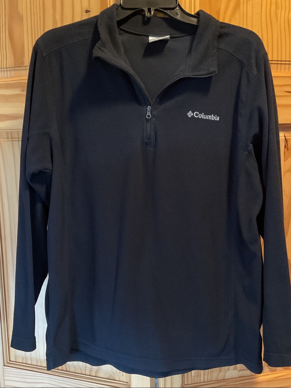 Columbia Men's Black Half-Zip Fleece Pullover